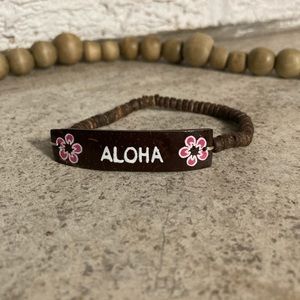 Aloha bracelet, handmade